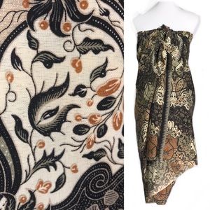 NEW Batik Sarong Swim Cover Up Shrug